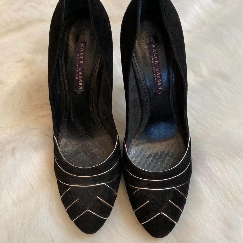 Ralph Lauren Collection Size 9.5  Black Pumps